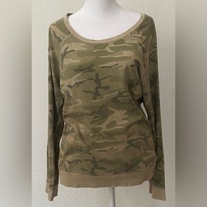 Current Elliott Camo Long Sleeve T-shirt